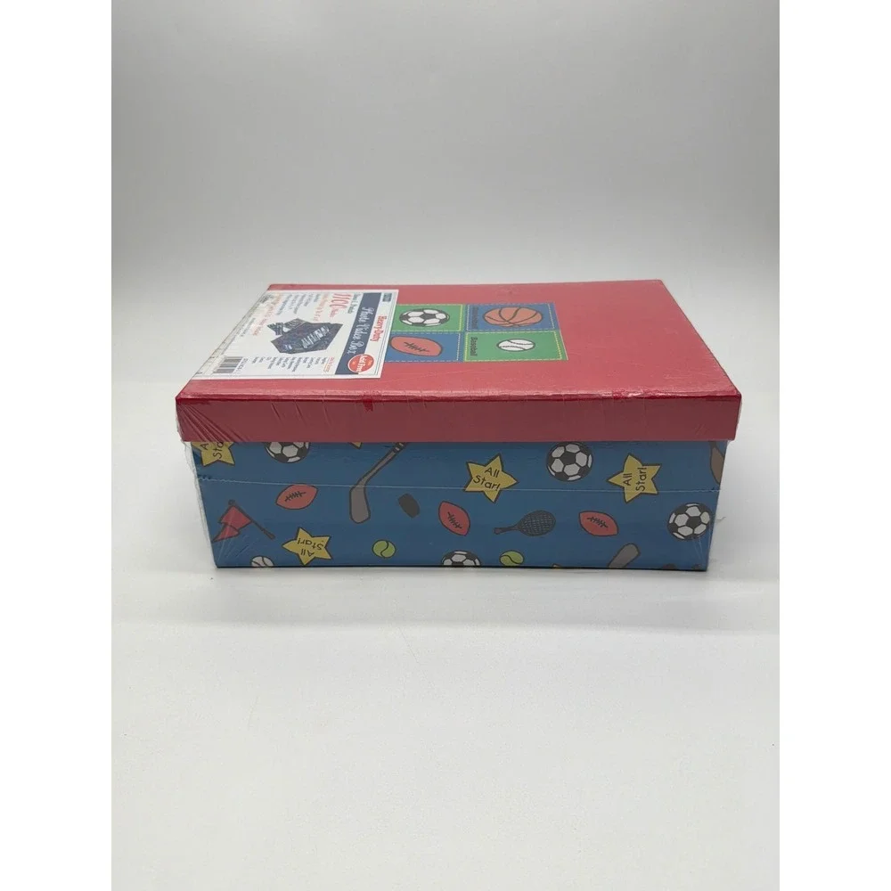 Pioneer Sports Photo Video Storage Box 1100 Capacity Acid Free Red Blue B-1 NEW